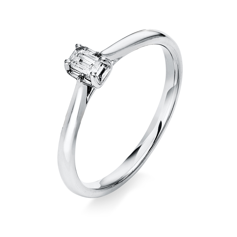 Ring 4er-Krappe 18 kt WG