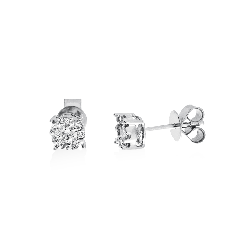 Ohrstecker 18 kt WG