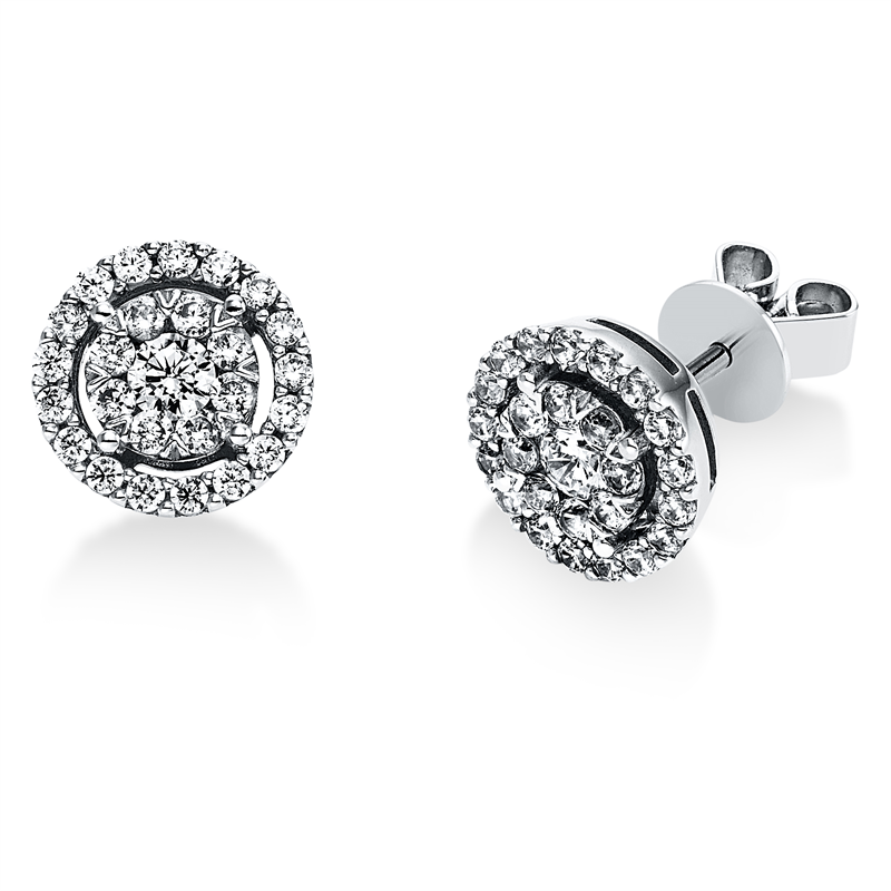 Ohrstecker 18 kt WG