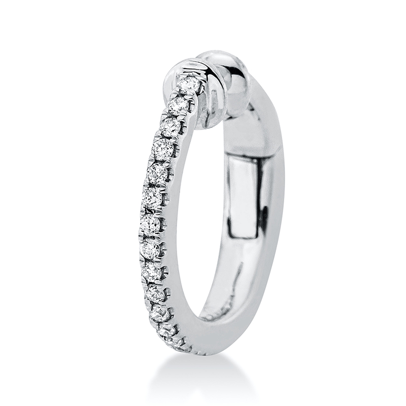 Ohrschmuck 18 kt WG, Ohr Manschette
