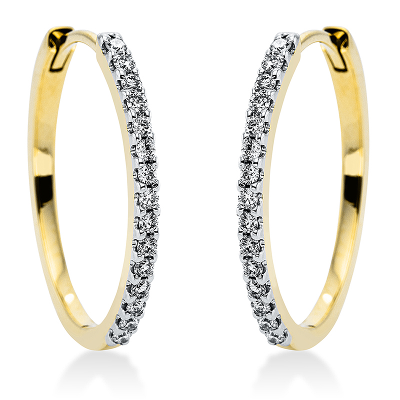 Creolen 14 kt GG+WG