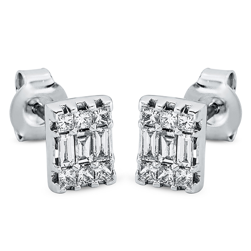 Ohrstecker 18 kt WG