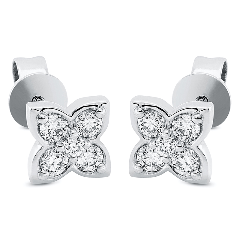 Ohrstecker 18 kt WG