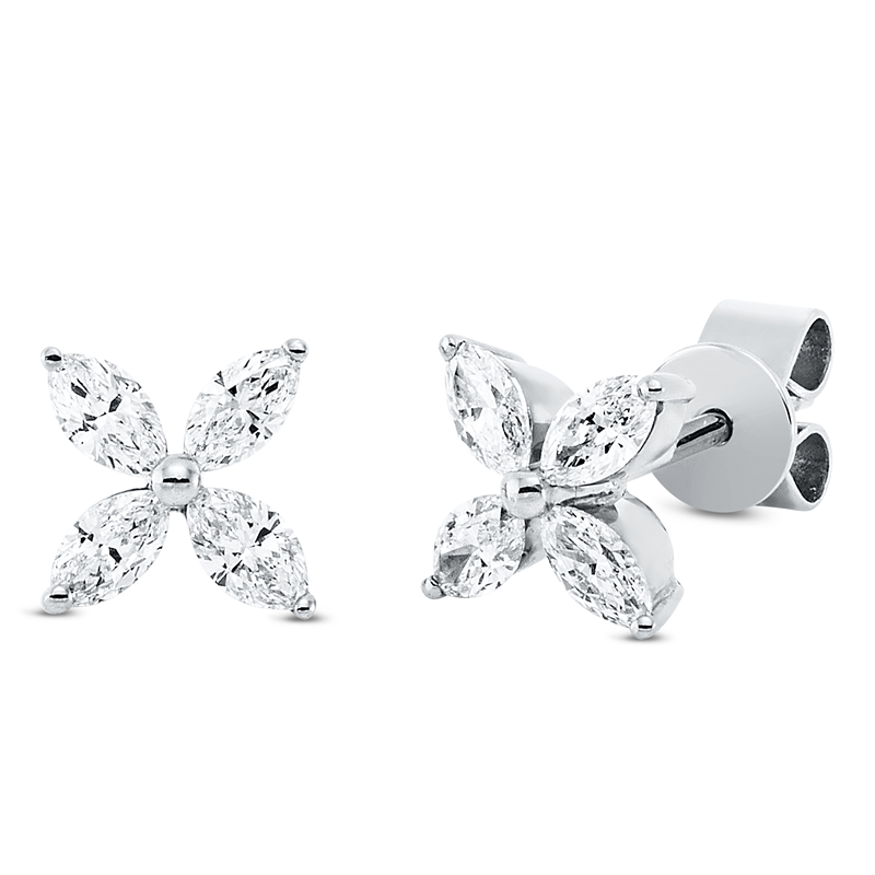 Ohrstecker 18 kt WG