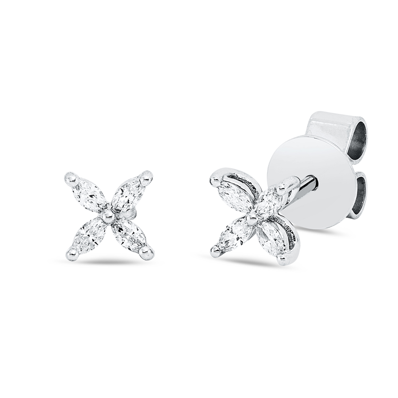 Ohrstecker 18 kt WG