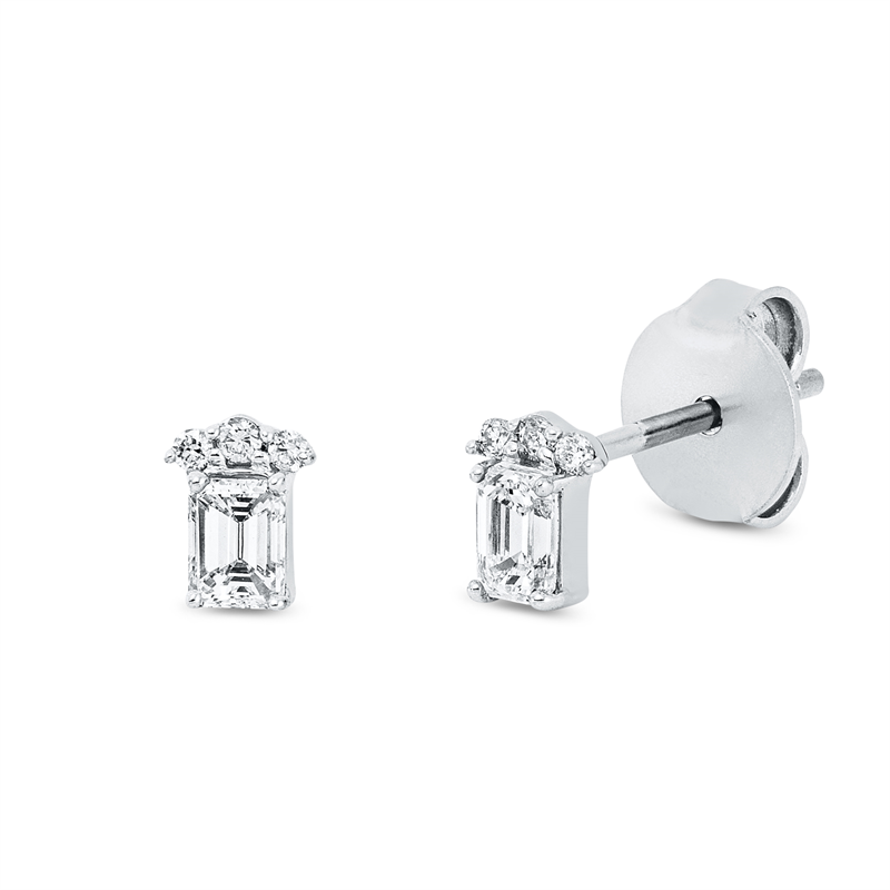Ohrstecker 18 kt WG