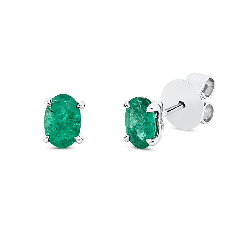Ohrstecker 4er-Krappe 18 kt WG