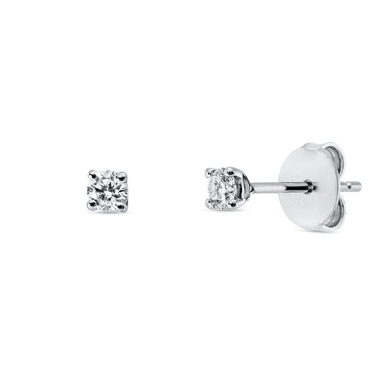 Ohrstecker 4er-Krappe 18 kt WG