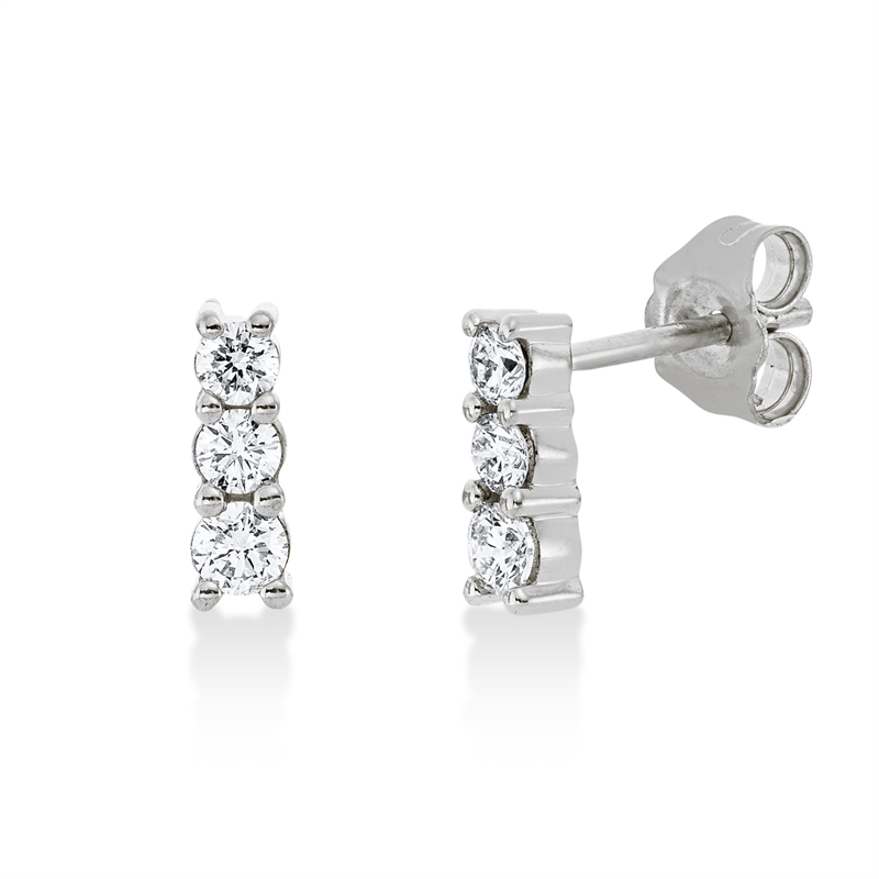 Ohrstecker 18 kt WG