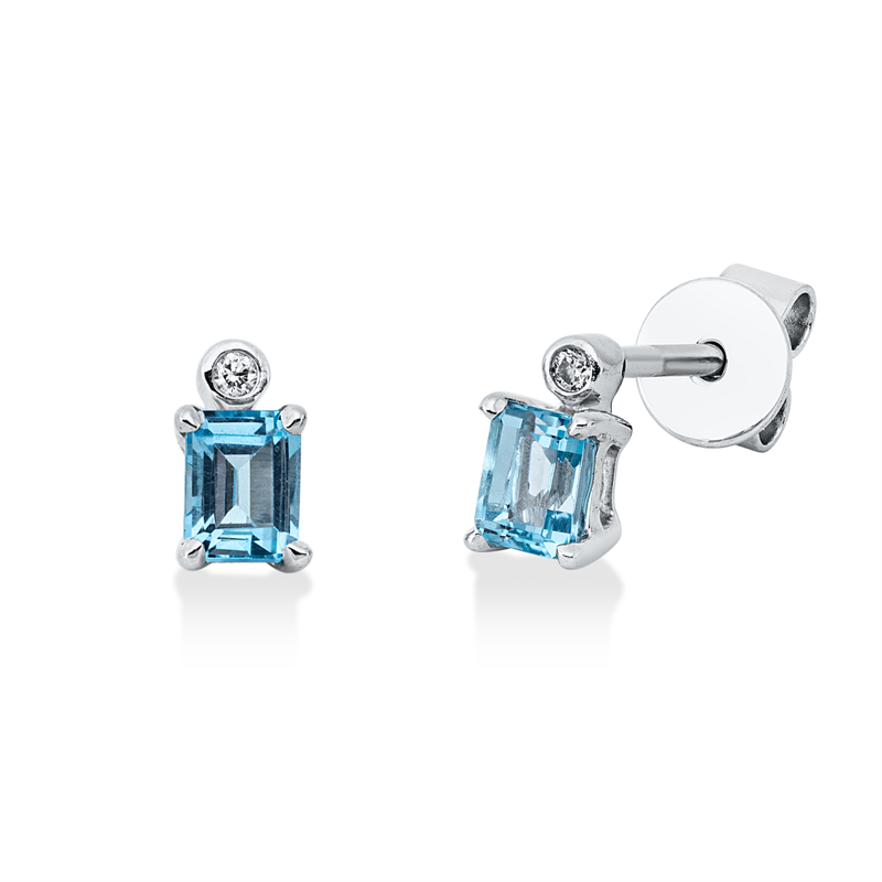 Ohrstecker 18 kt WG