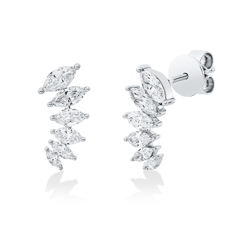 Ohrstecker 18 kt WG