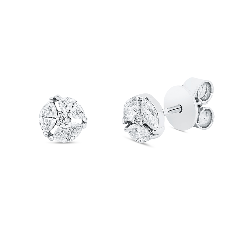 Ohrstecker 18 kt WG