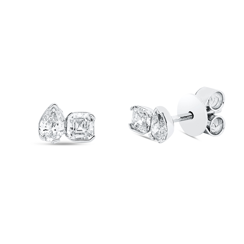 Ohrstecker 18 kt WG
