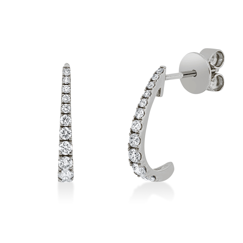 Ohrstecker 18 kt WG
