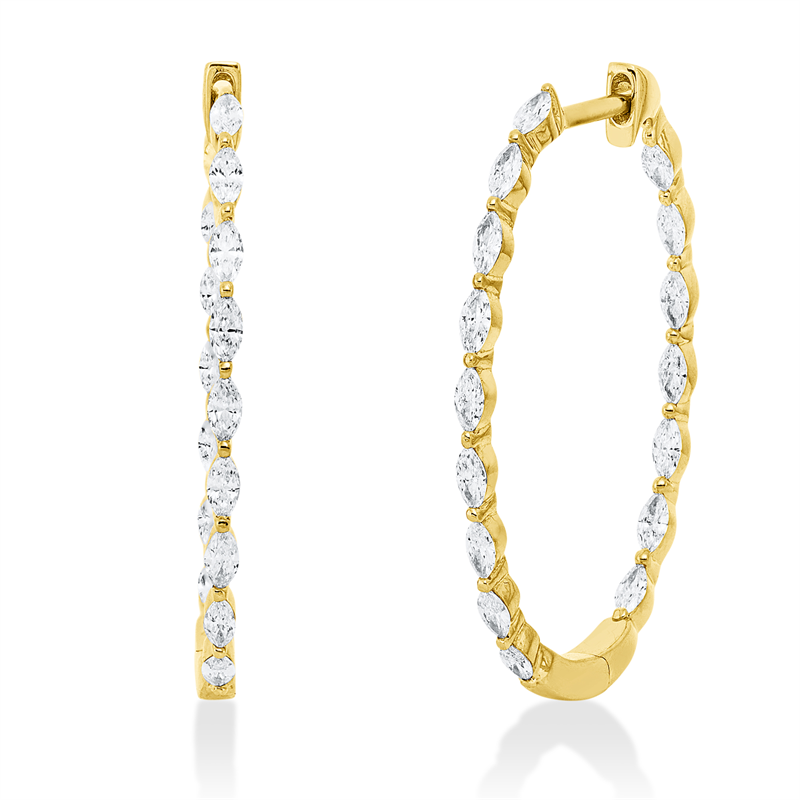 Creolen 18 kt GG