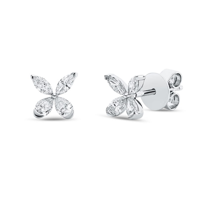 Ohrstecker 18 kt WG