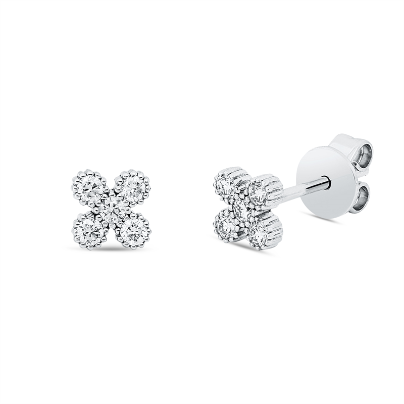 Ohrstecker 18 kt WG