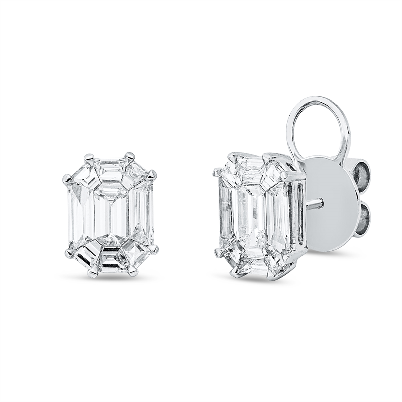 Ohrstecker 18 kt WG