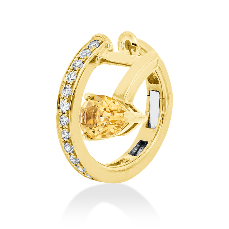 Ohrschmuck 18 kt GG+WG, ear cuff