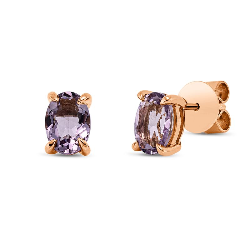 Ohrstecker 4er-Krappe 18 kt RG