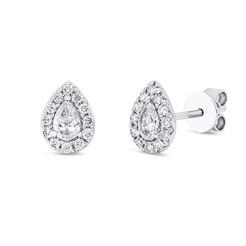 Ohrstecker 18 kt WG