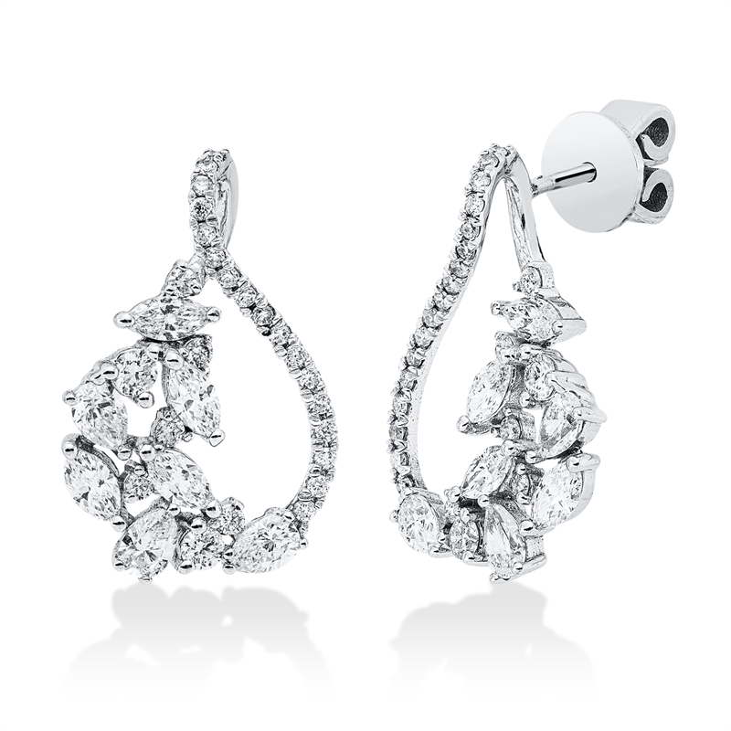 Ohrstecker 18 kt WG