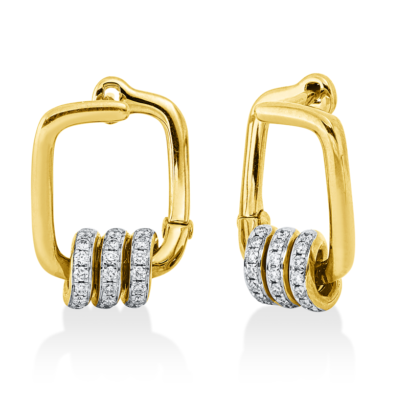 Creolen 18 kt GG+WG