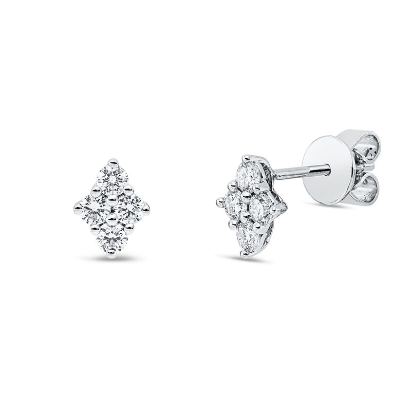 Ohrstecker 18 kt WG