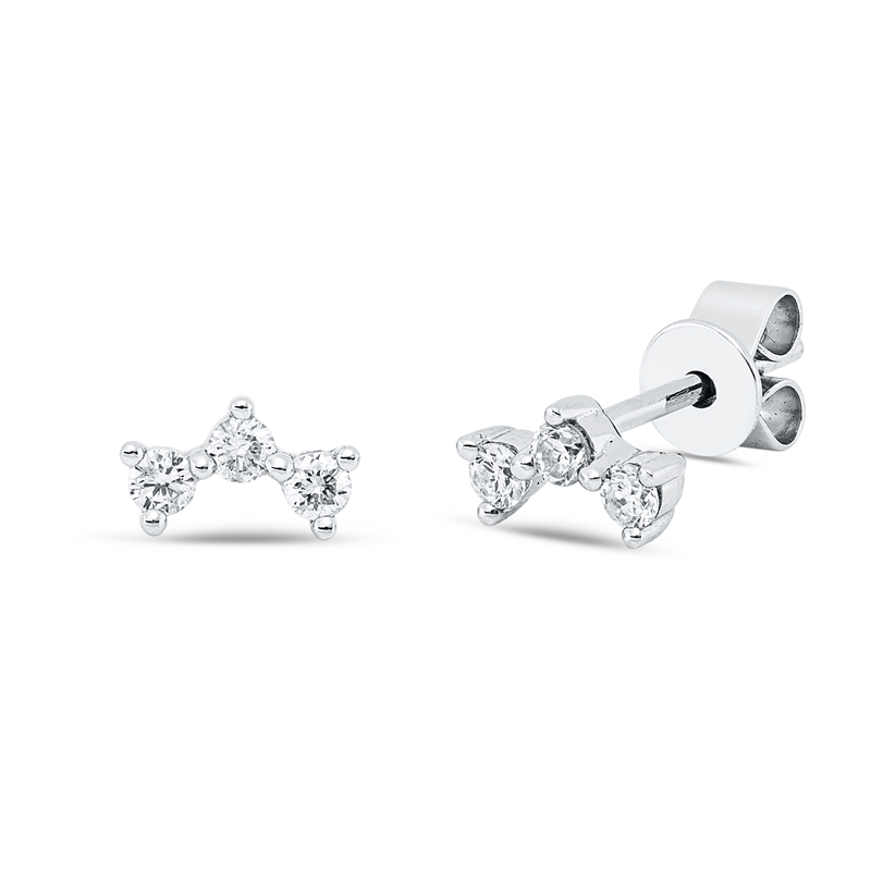 Ohrstecker 18 kt WG