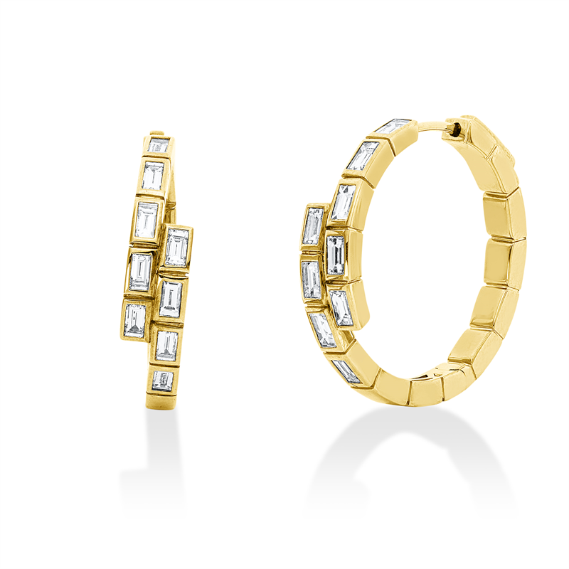 Creolen Zarge 18 kt GG
