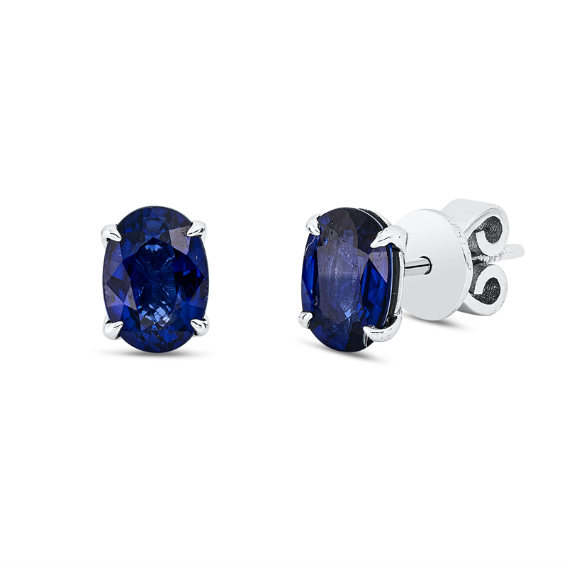 Ohrstecker 4er-Krappe 18 kt WG