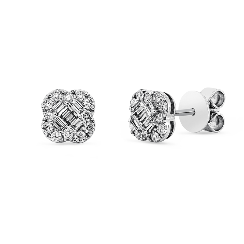 Ohrstecker 18 kt WG