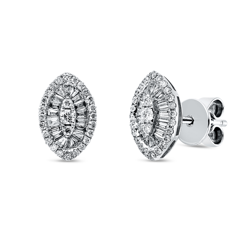 Ohrstecker 18 kt WG