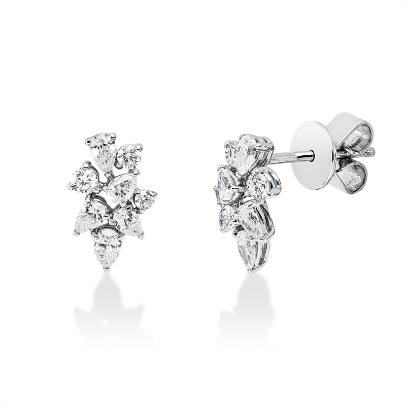 Ohrstecker 18 kt WG