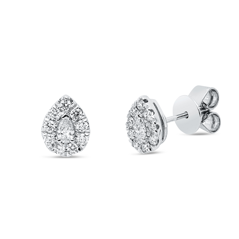 Ohrstecker 18 kt WG