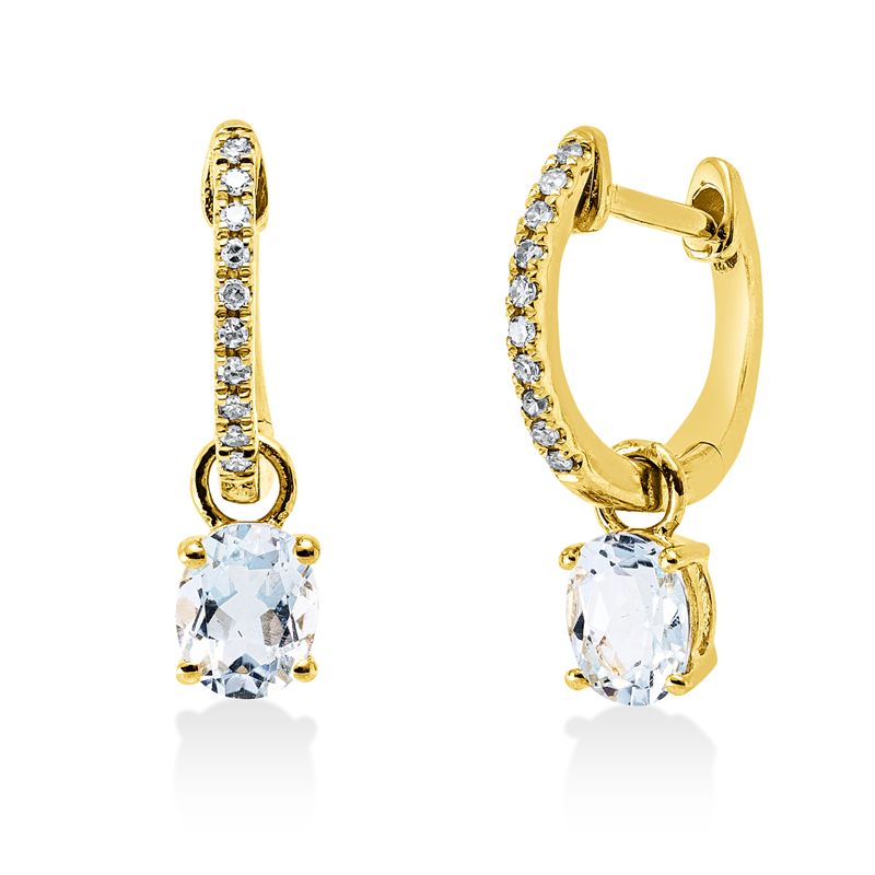 Ohrschmuck 3er-Krappe 18 kt GG