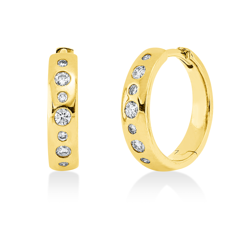 Creolen Zarge 18 kt GG