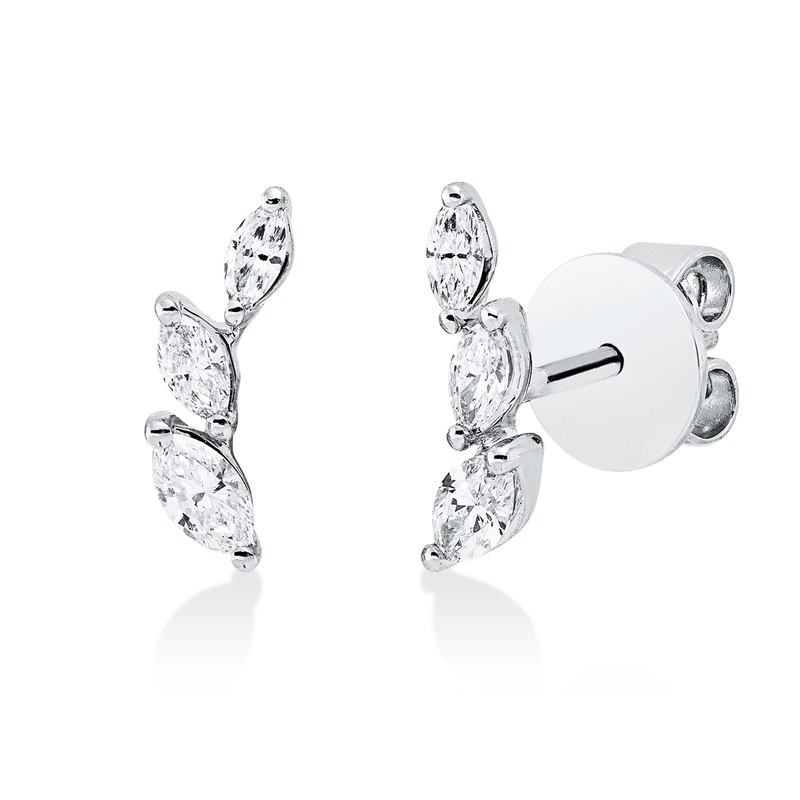 Ohrstecker 18 kt WG