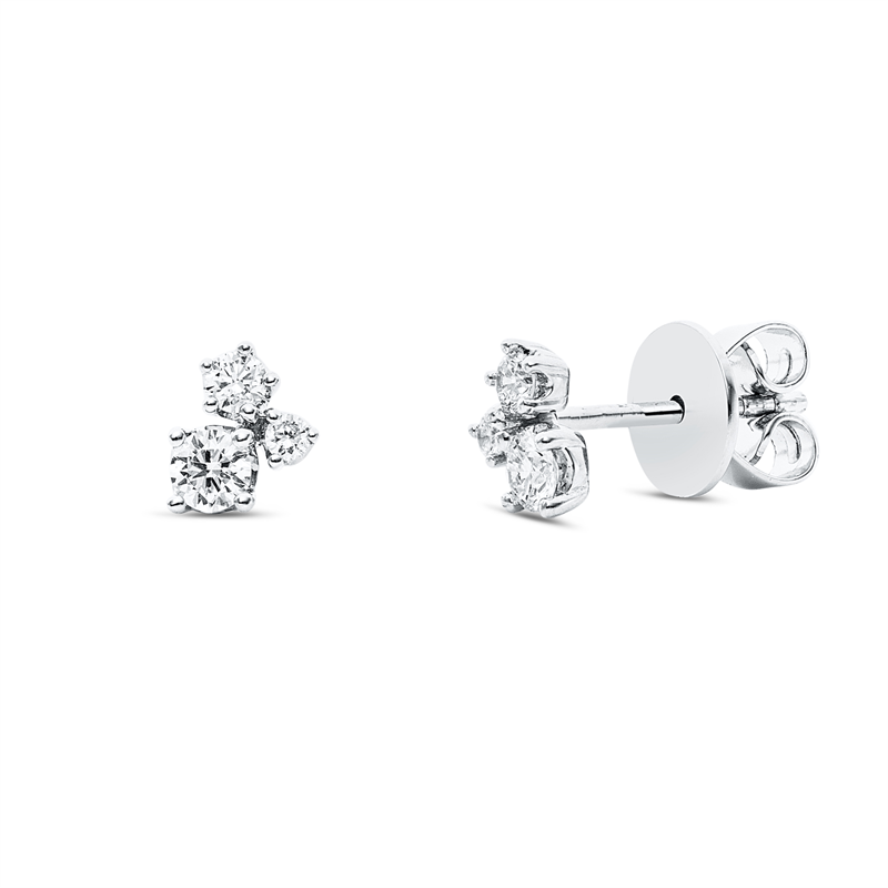 Ohrstecker 18 kt WG