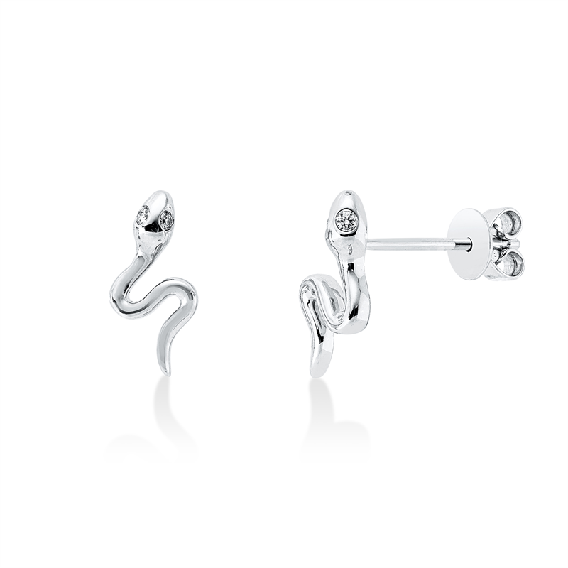 Ohrstecker 18 kt WG