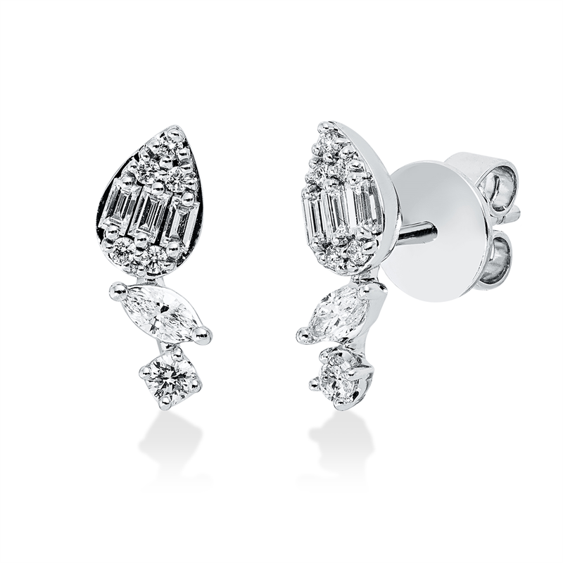 Ohrstecker 18 kt WG