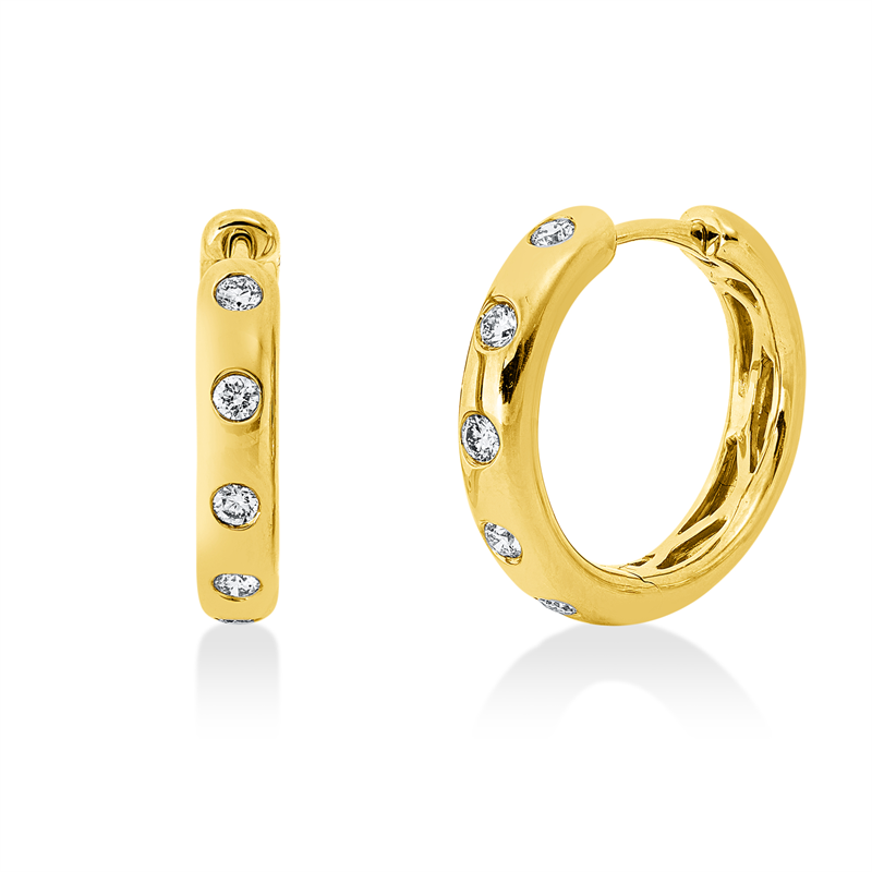 Creolen Zarge 18 kt GG