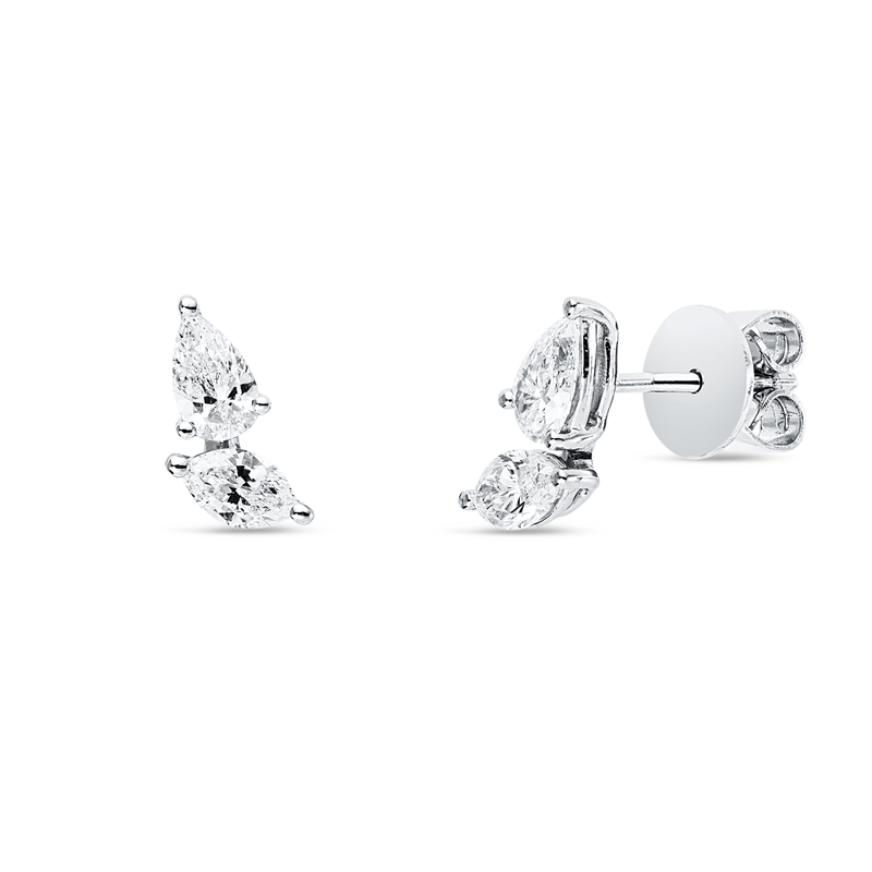 Ohrstecker 18 kt WG