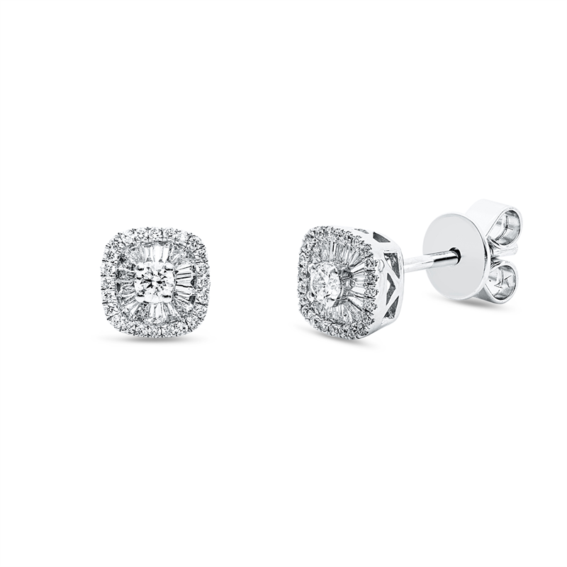 Ohrstecker 18 kt WG