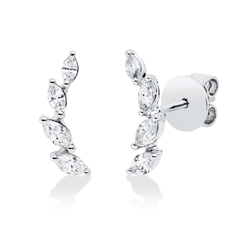 Ohrstecker 18 kt WG
