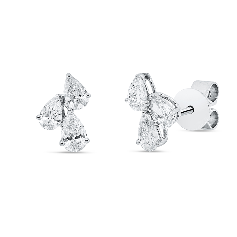 Ohrstecker 18 kt WG