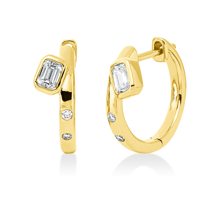 Creolen Zarge 18 kt GG