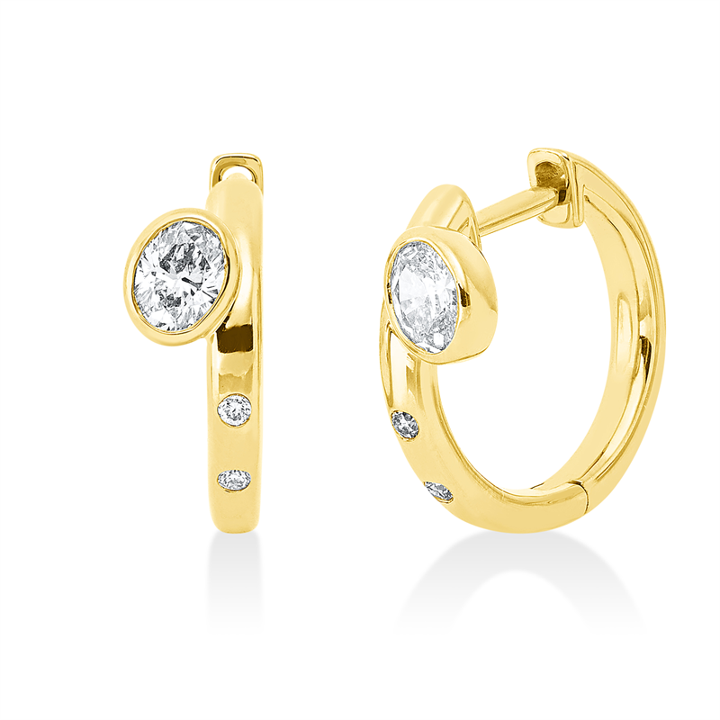 Creolen Zarge 18 kt GG
