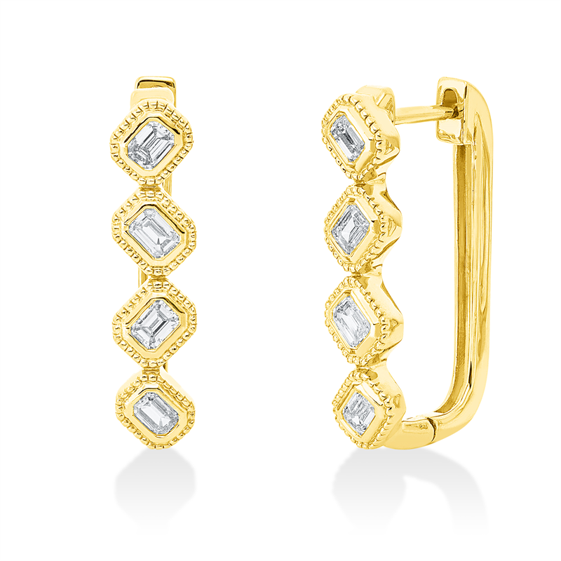 Creolen Zarge 18 kt GG