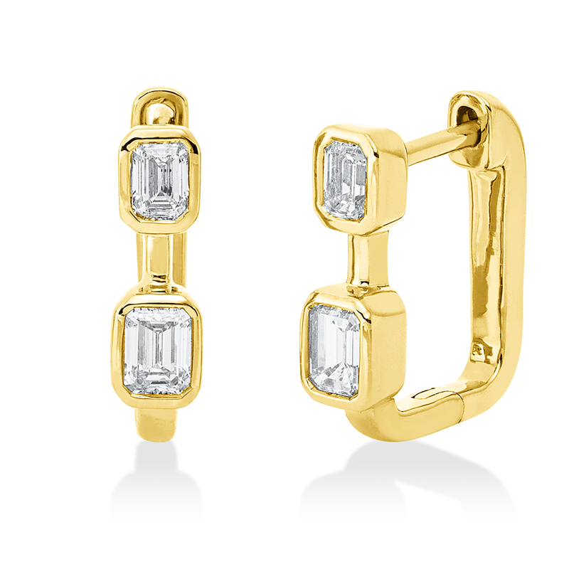 Creolen Zarge 18 kt GG